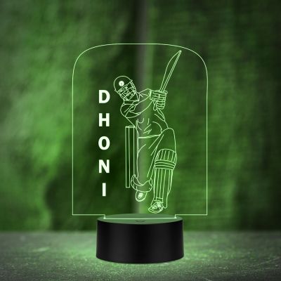 Cricketer 3D Illusion Night Light with 7 Color Changing Light for Desk Table lamp